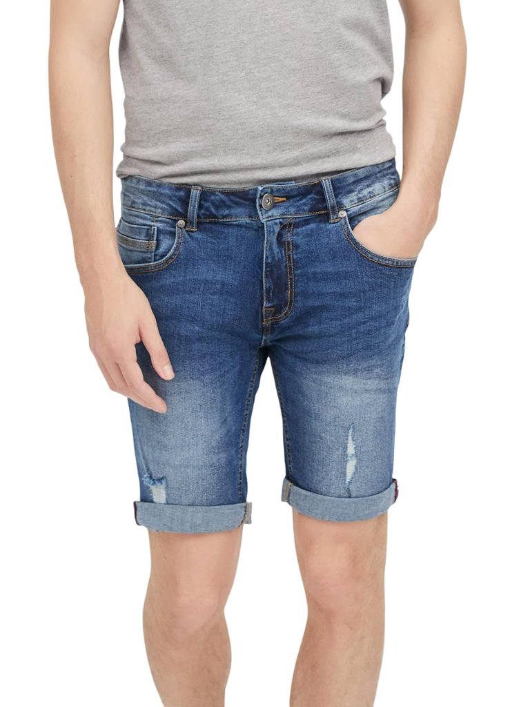 Bermudas vaqueras ajustadas