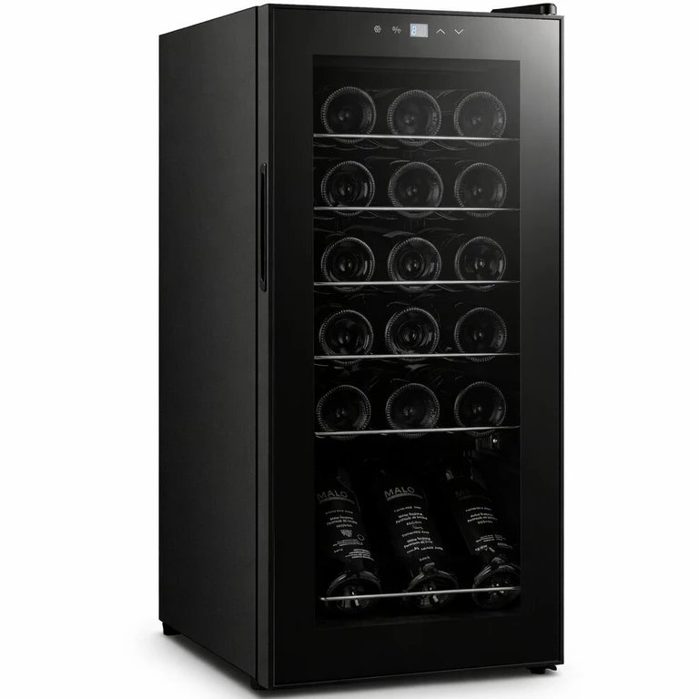 Vinoteca para 18 botellas con compresor silencioso y LED