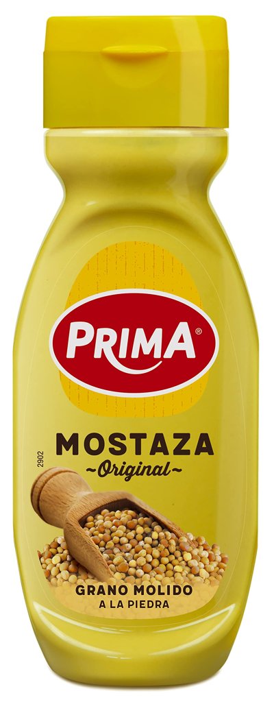 Pack de 2 mostazas Prima sabor intenso, ¡a precio mínimo!