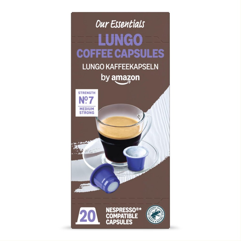 Cápsulas de café Lungo compatibles con Nespresso, 20 uds