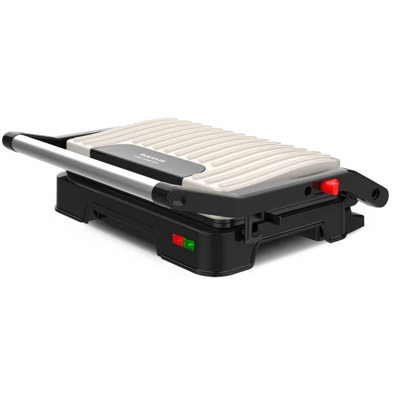Parrilla eléctrica vintage de 1000 W con recubrimiento antiadherente
