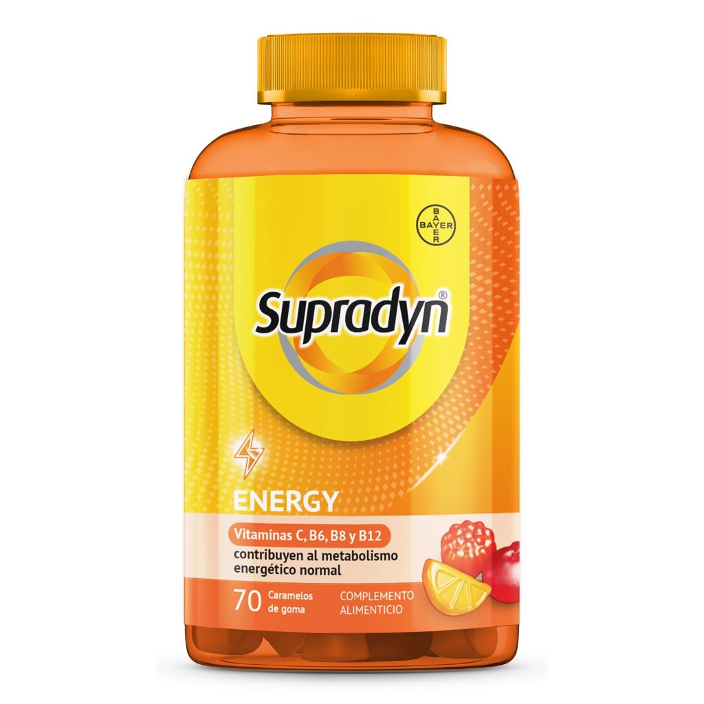 Gomitas Supradyn Energy: energía y vitaminas en 70 unidades
