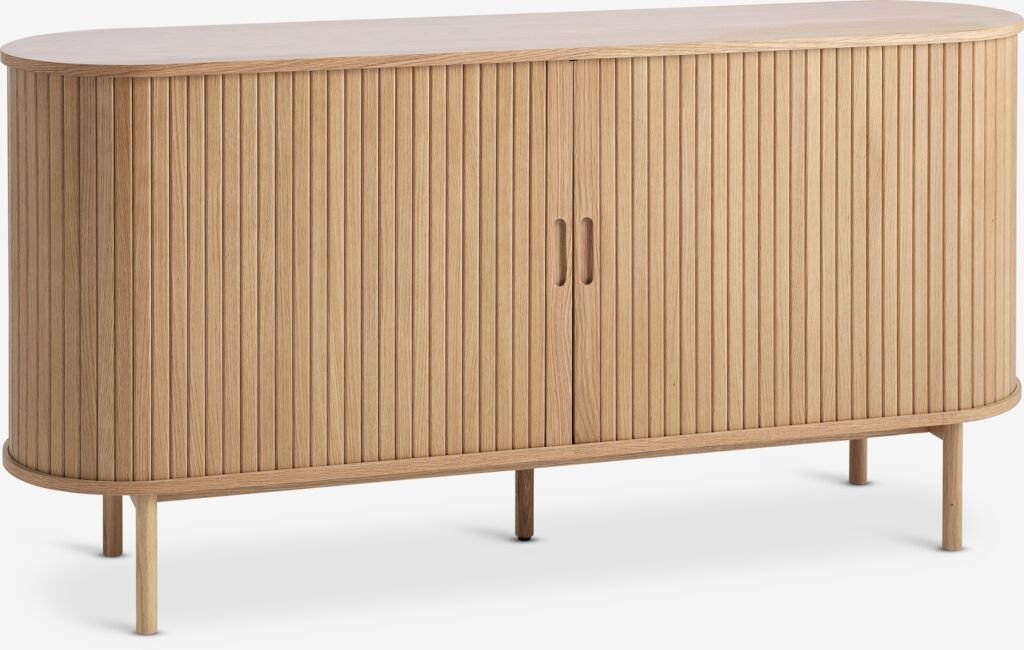 Aparador LYNGVIG 160 cm roble estilo persiana – oferta