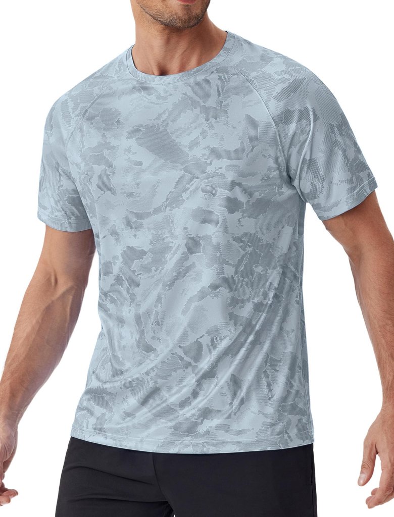 Camiseta deportiva UV para hombre con protección solar UPF 50+