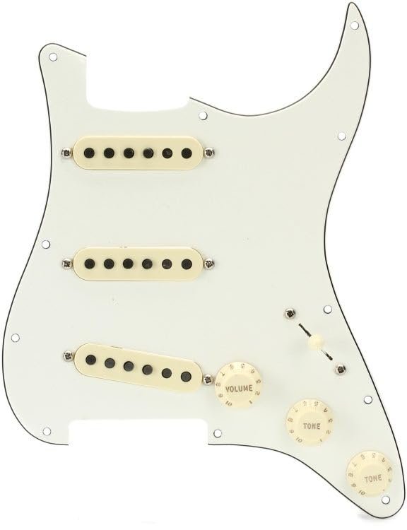 Pickguard Fender Tex‑Mex pre‑cableado para Stratocaster – sonido blues