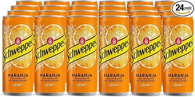 Refresco Naranja Schweppes