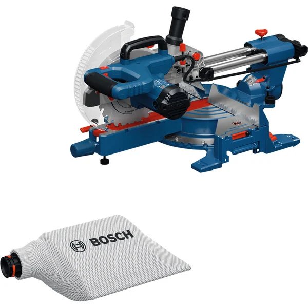 Sierra ingletadora telescópica Bosch Professional con luz LED