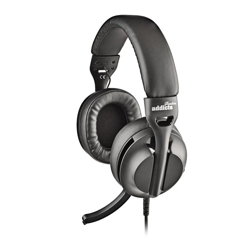 Auriculares NGS con micrófono y cancelación de ruido, conexión USB-C/A