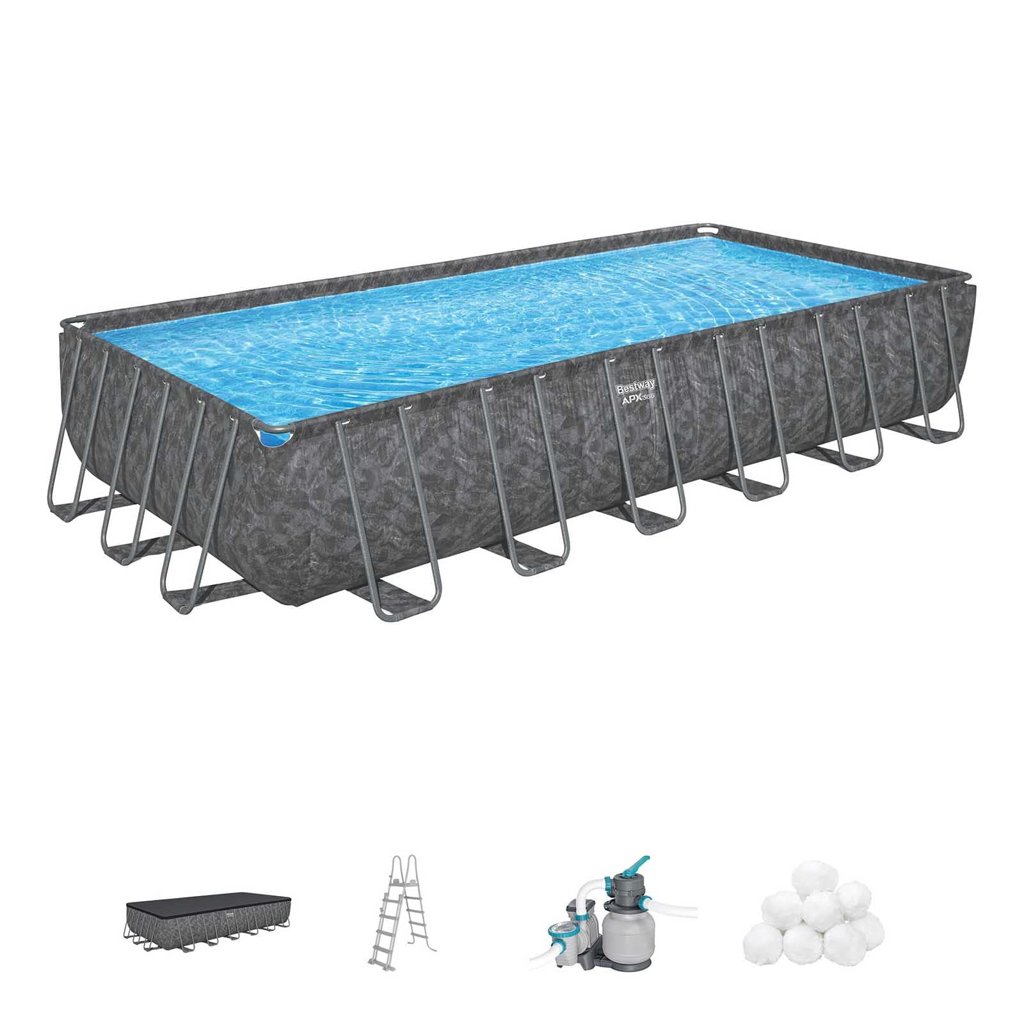 Piscina desmontable rectangular
