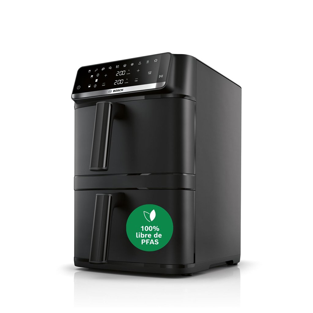 Freidora de aire Bosch Serie 6 de doble cesta: cocina saludable sin aceite