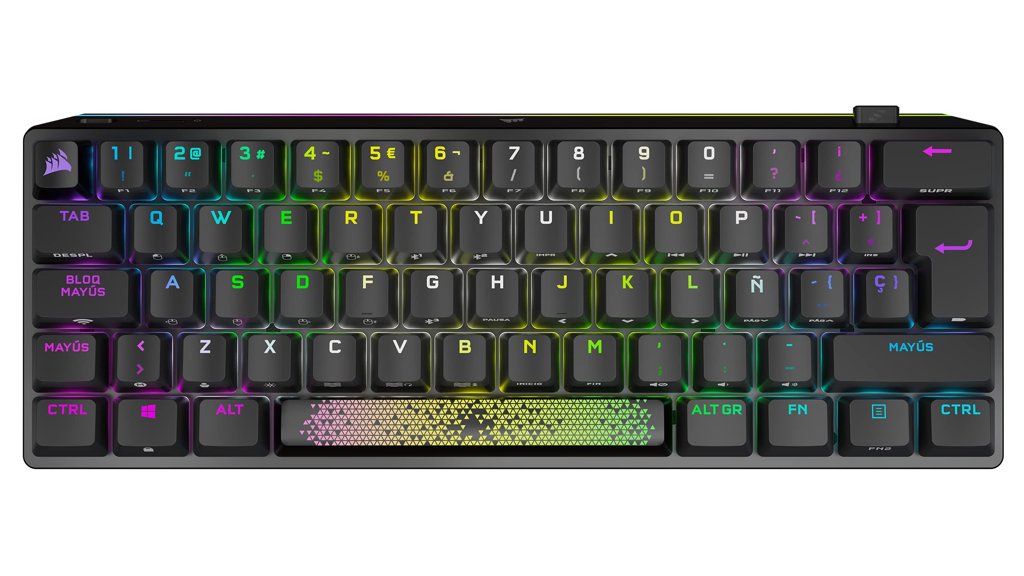 Corsair K70 Pro Mini: teclado mecánico inalámbrico 60% con RGB