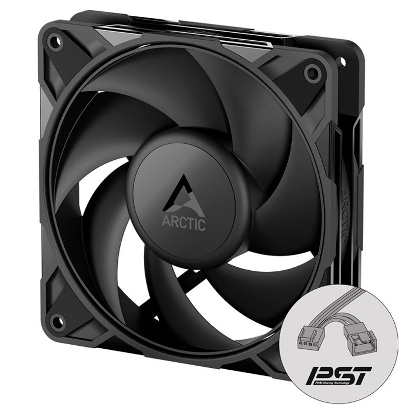 Ventilador Arctic P12 Pro PST LN (low noise) 120 mm: alto rendimiento con prioridad en el silencio