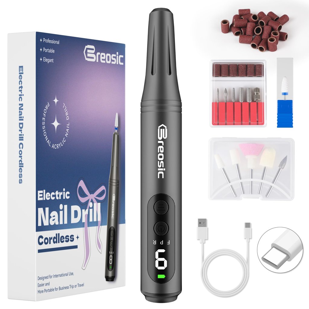 Torno para Uñas - 35000 RPM, 9 Velocidades Ajustables.