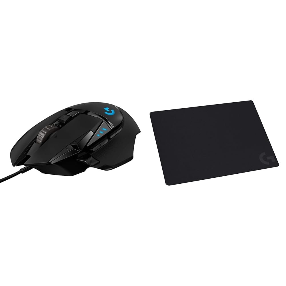 Ratón Logitech G502 Hero + Alfombrilla G240: potencia y precisión al 74% de descuento