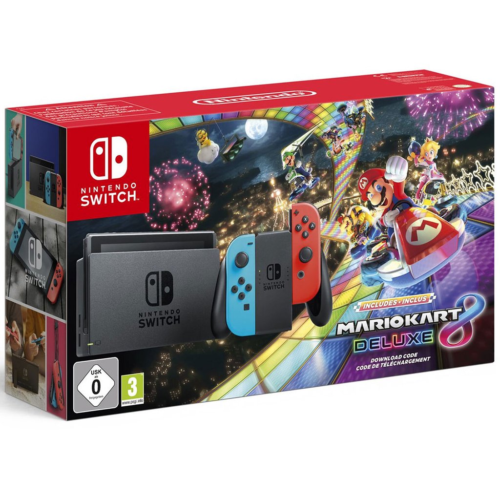 Nintendo Switch con Mario Kart 8 Deluxe: diversión garantizada