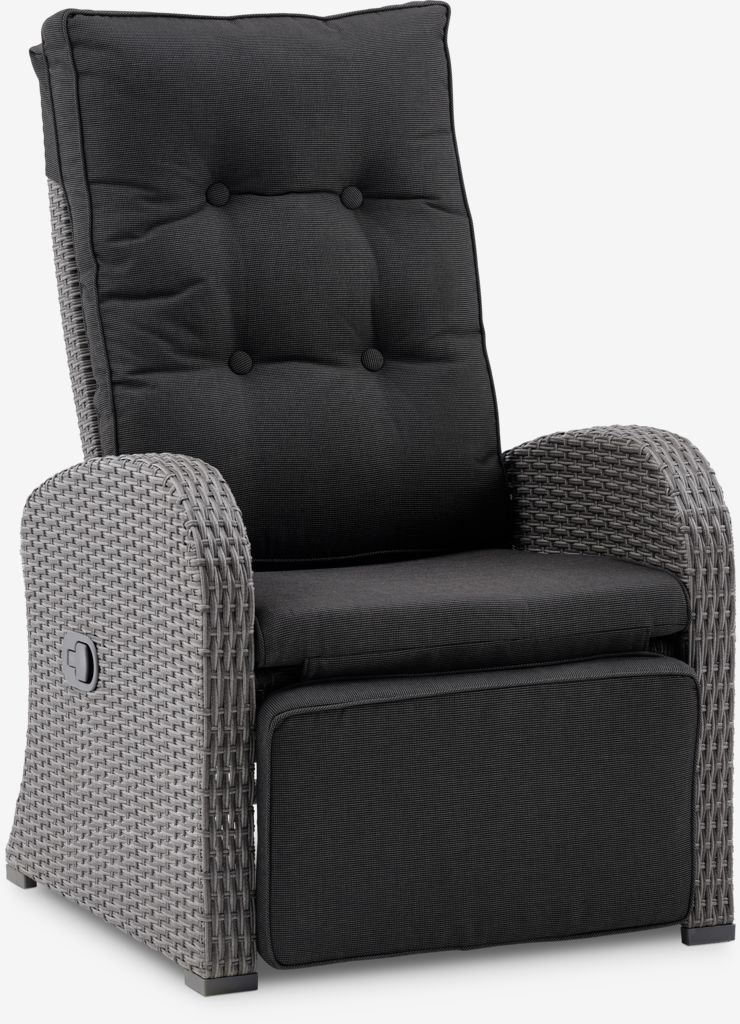 Sillón de exterior STORD gris con un 22% de descuento