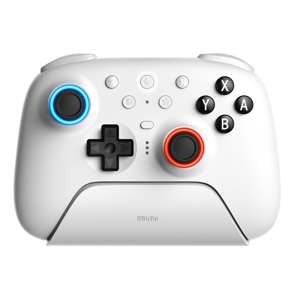 Controlador 8Bitdo Ultimate 2: Switch y PC, gatillos Hall y carga
