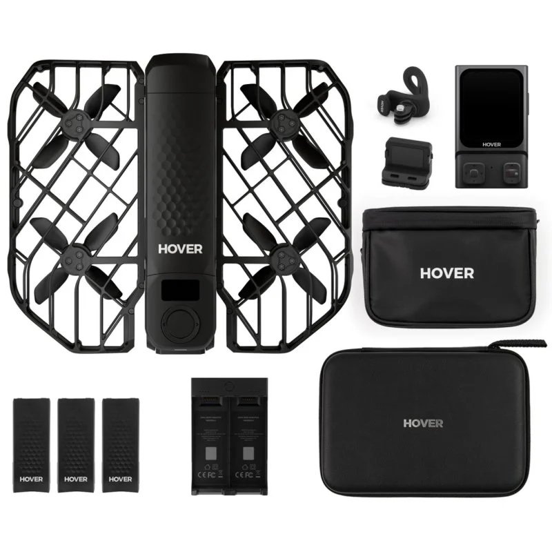 Drone HOVERAir X1 PRO: kit plegable ultra‑ligero para ciclismo