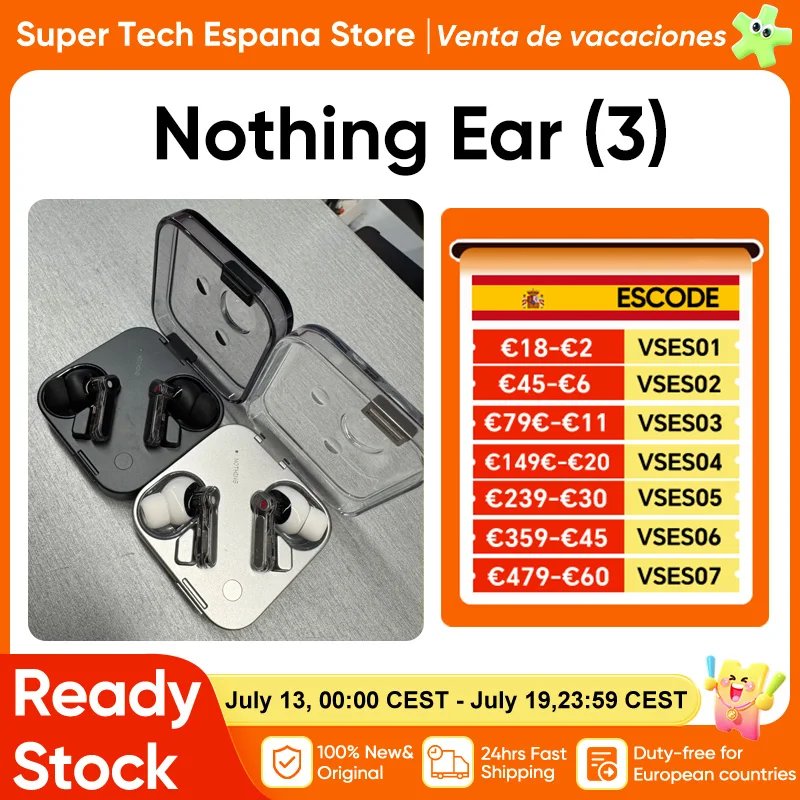 Auriculares Nothing Ear (3) TWS