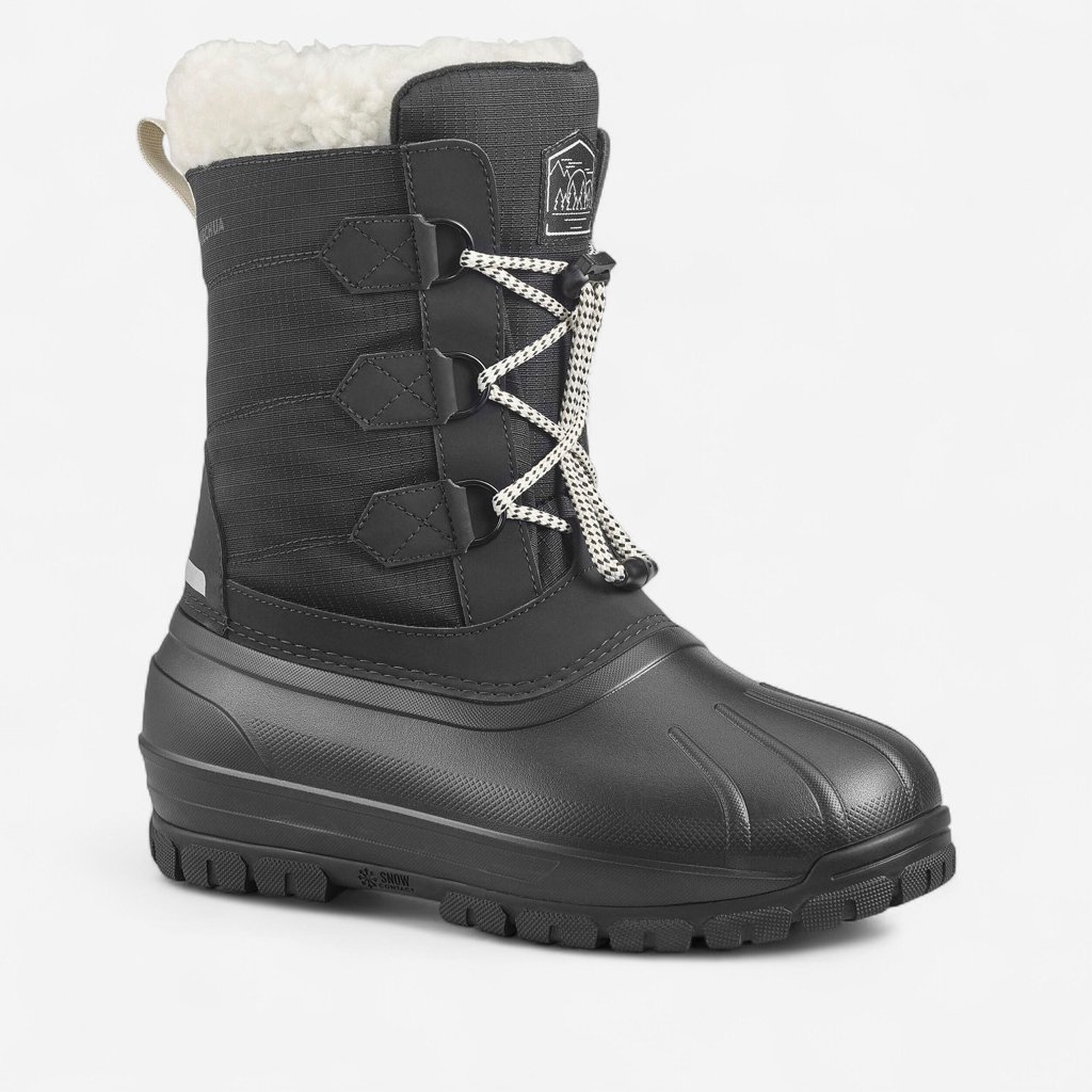 Botas de nieve impermeables para niños, estilo apreski, 30‑38