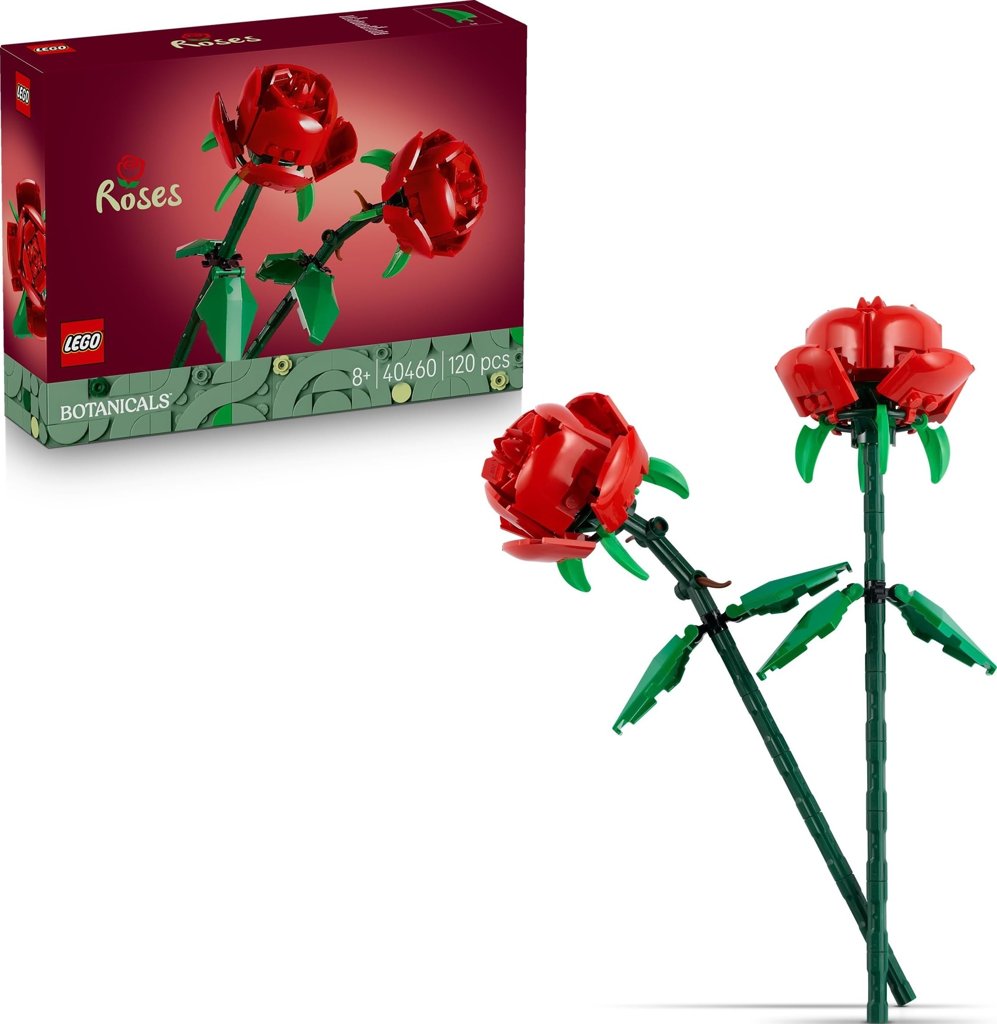 LEGO Botanicals Rosas: 120 piezas para crear un ramo eterno