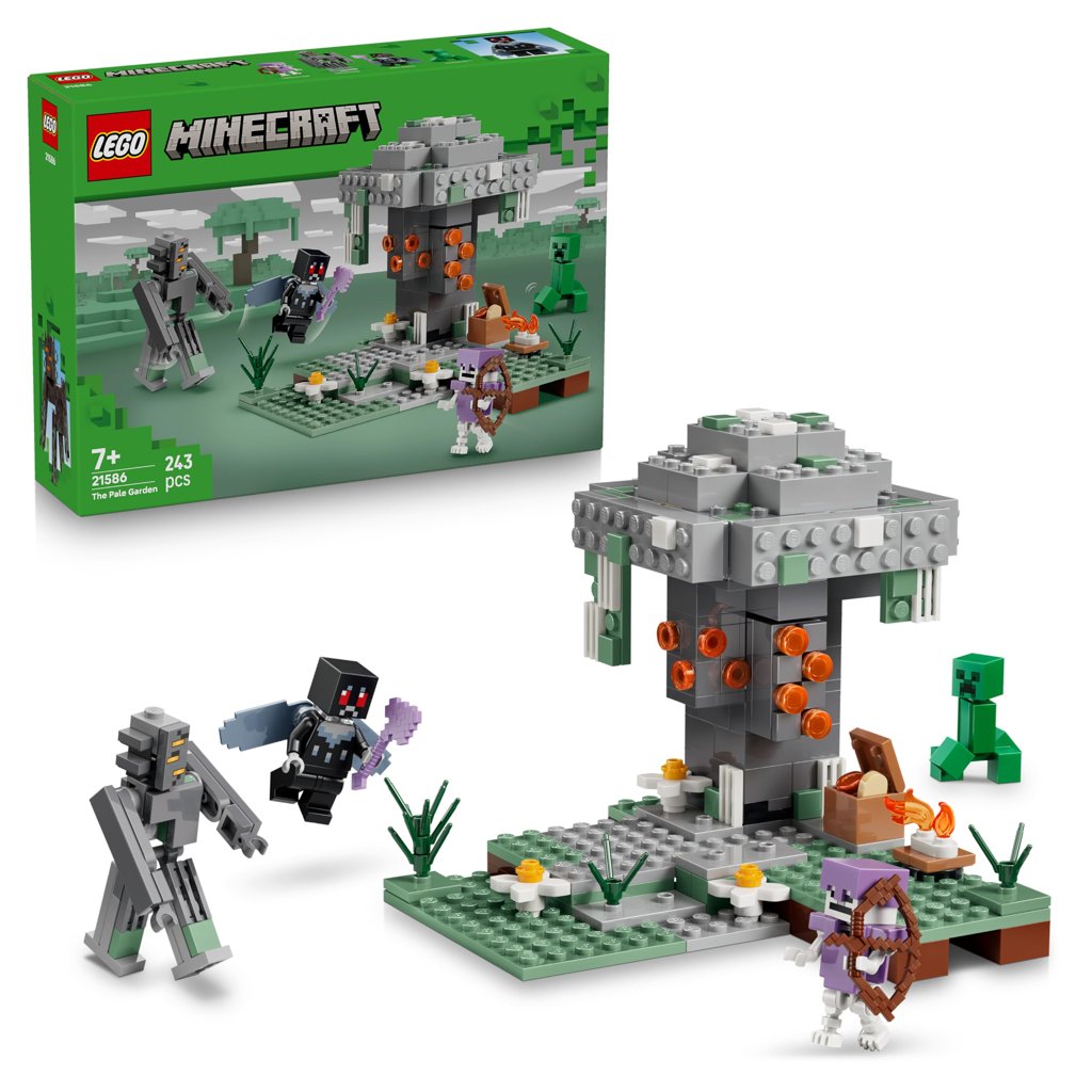 Construye el misterioso Jardín Pálido de Minecraft con LEGO