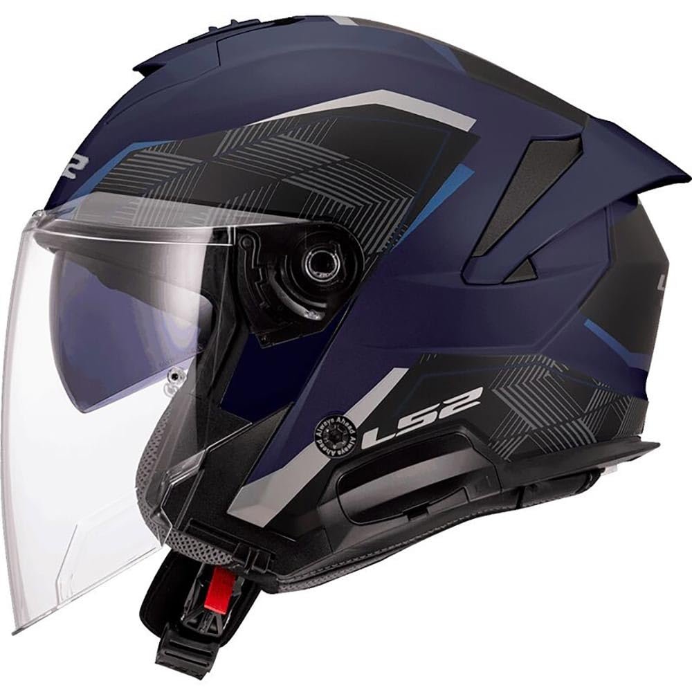 Casco LS2 Jet Verso II Air en azul marino – Protección y estilo