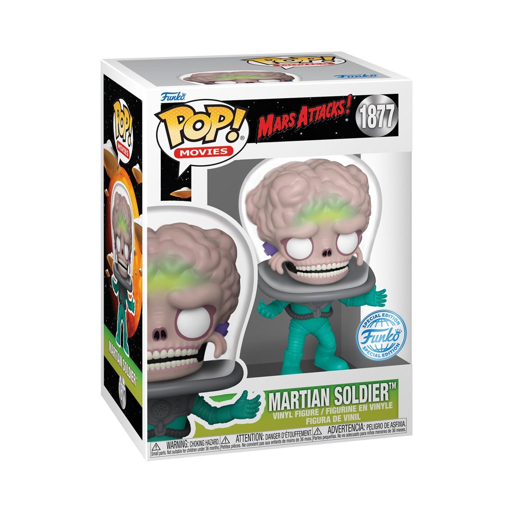 Funko Pop Mars Attacks – Soldado Alienígena para coleccionistas
