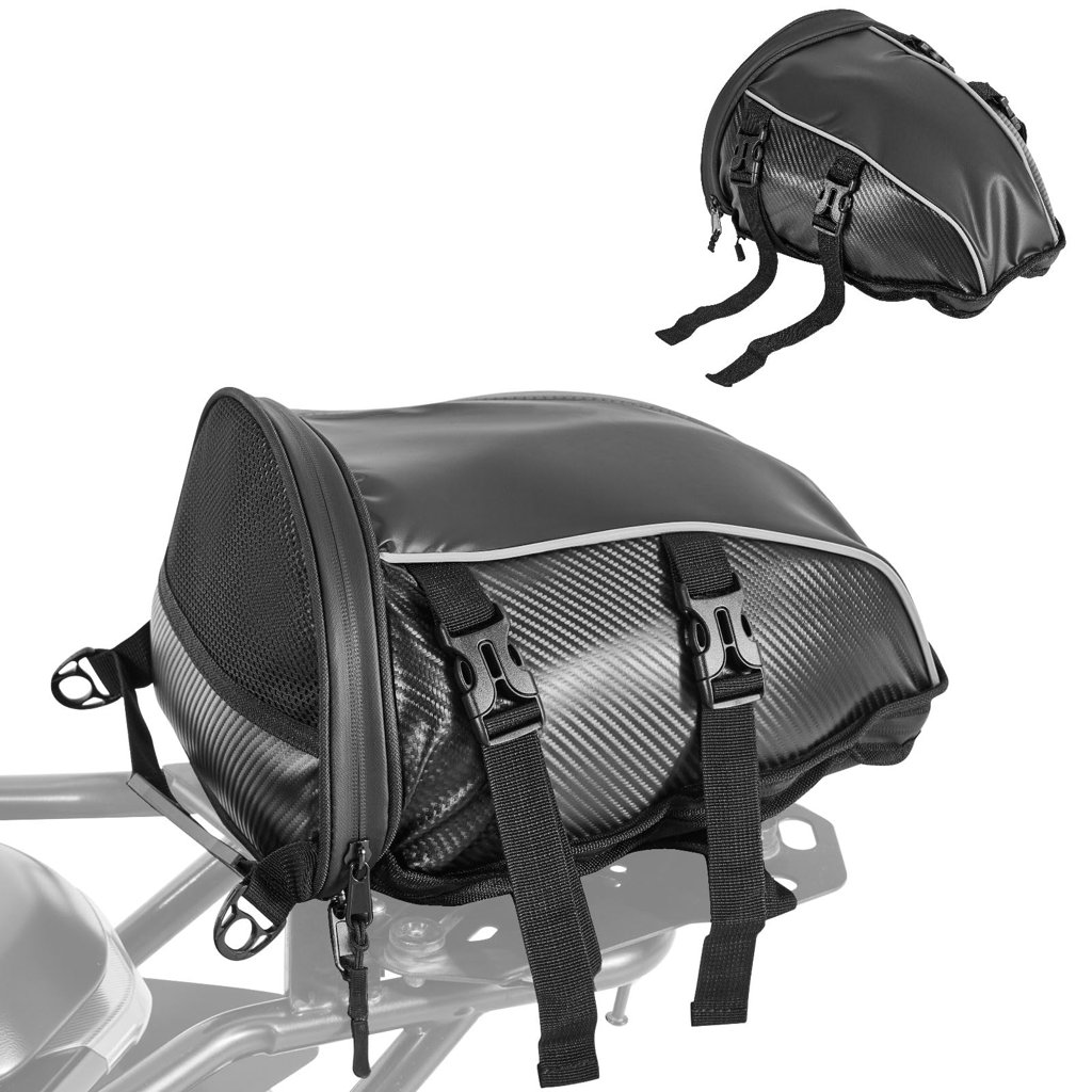 Bolsa trasera impermeable de 10 L para tu moto – práctica y segura