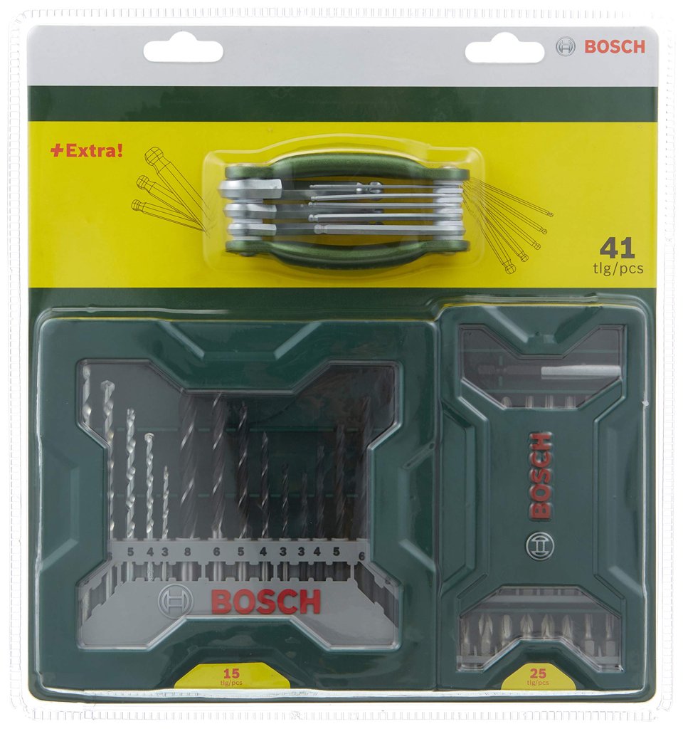 Set Bosch de brocas y puntas con herramienta plegable – Todo en uno