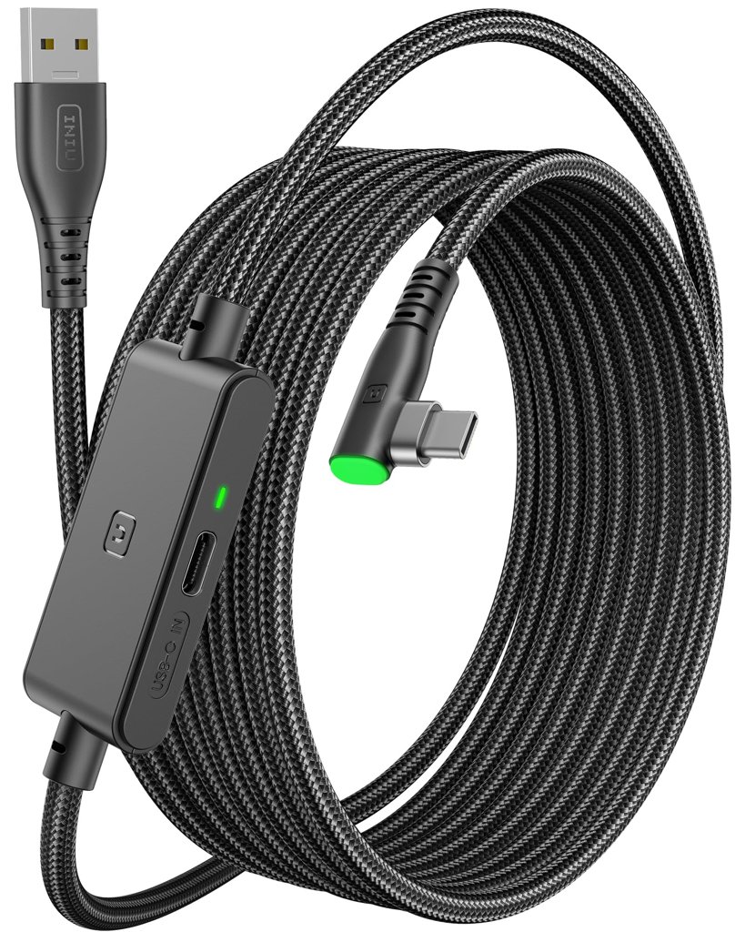 Cable USB‑C 5 m INIU: velocidad 2,5 Gbps y gran flexibilidad
