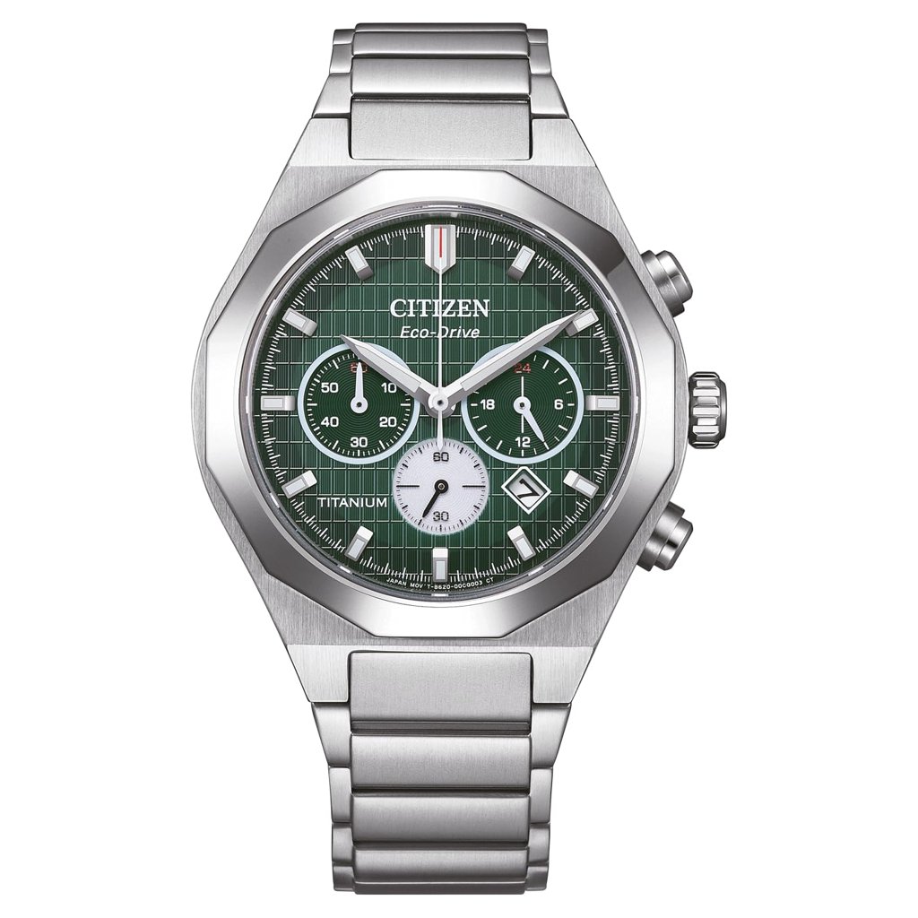 Reloj Citizen Chronograph Eco‑Drive Zenshin Senkei: elegancia solar