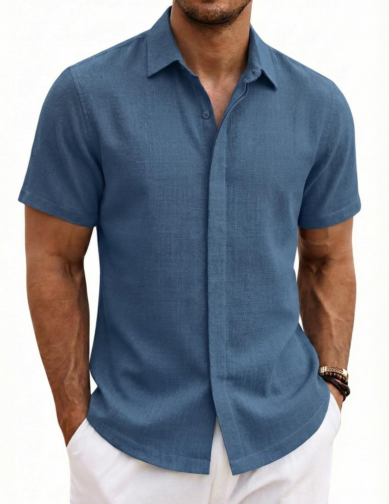 Camisa de hombre elegante con 50% de descuento
