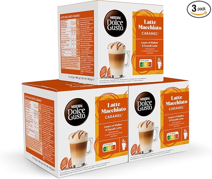 Nescafé Dolce Gusto Latte Macchiato Caramel: 48 cápsulas en oferta