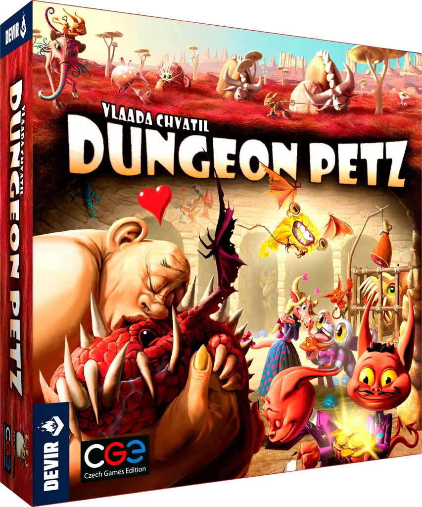 Dungeon Petz, el juego de mesa de aventuras con mascotas