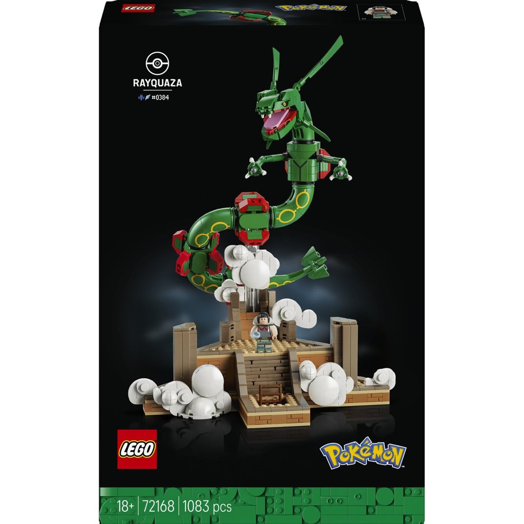 Set LEGO Pokémon Rayquaza con Tristana: 1083 piezas para montar