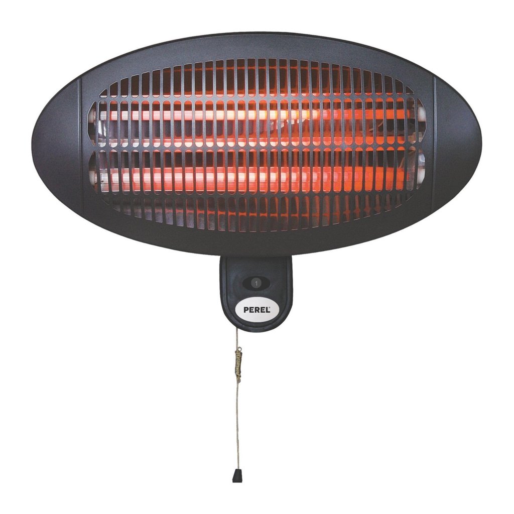 Calor instantáneo en tu terraza con el calefactor de cuarzo 2000W