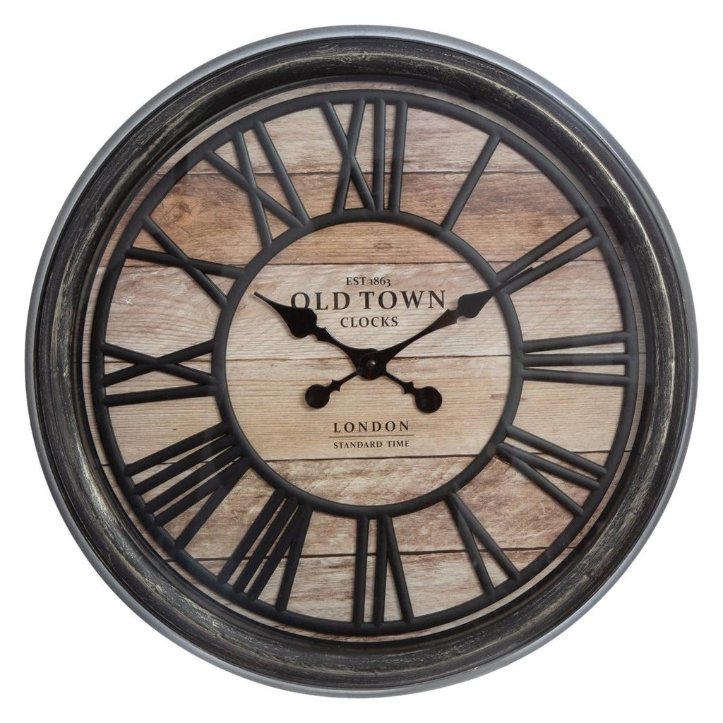 Reloj de pared en relieve de 49 cm: estilo y personalidad