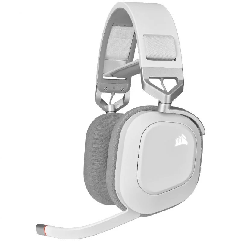 Auriculares inalámbricos Corsair HS80 RGB en blanco: sonido inmersivo