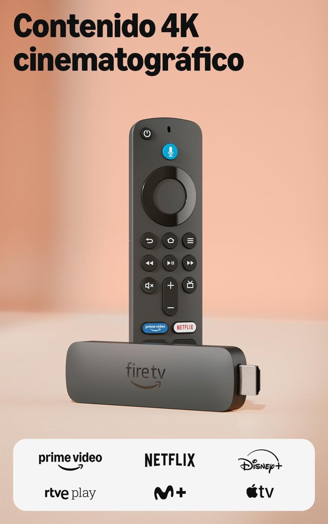 Fire TV Stick 4K Plus: streaming 4K con Wi‑Fi 6 y Alexa+