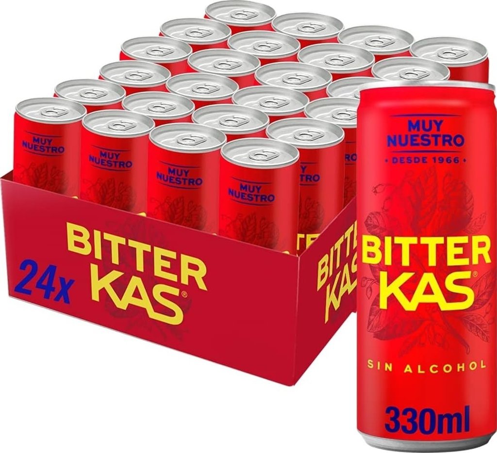 Pack Bitter Kas 48 latas: ¡refresco clásico a precio de derribo!