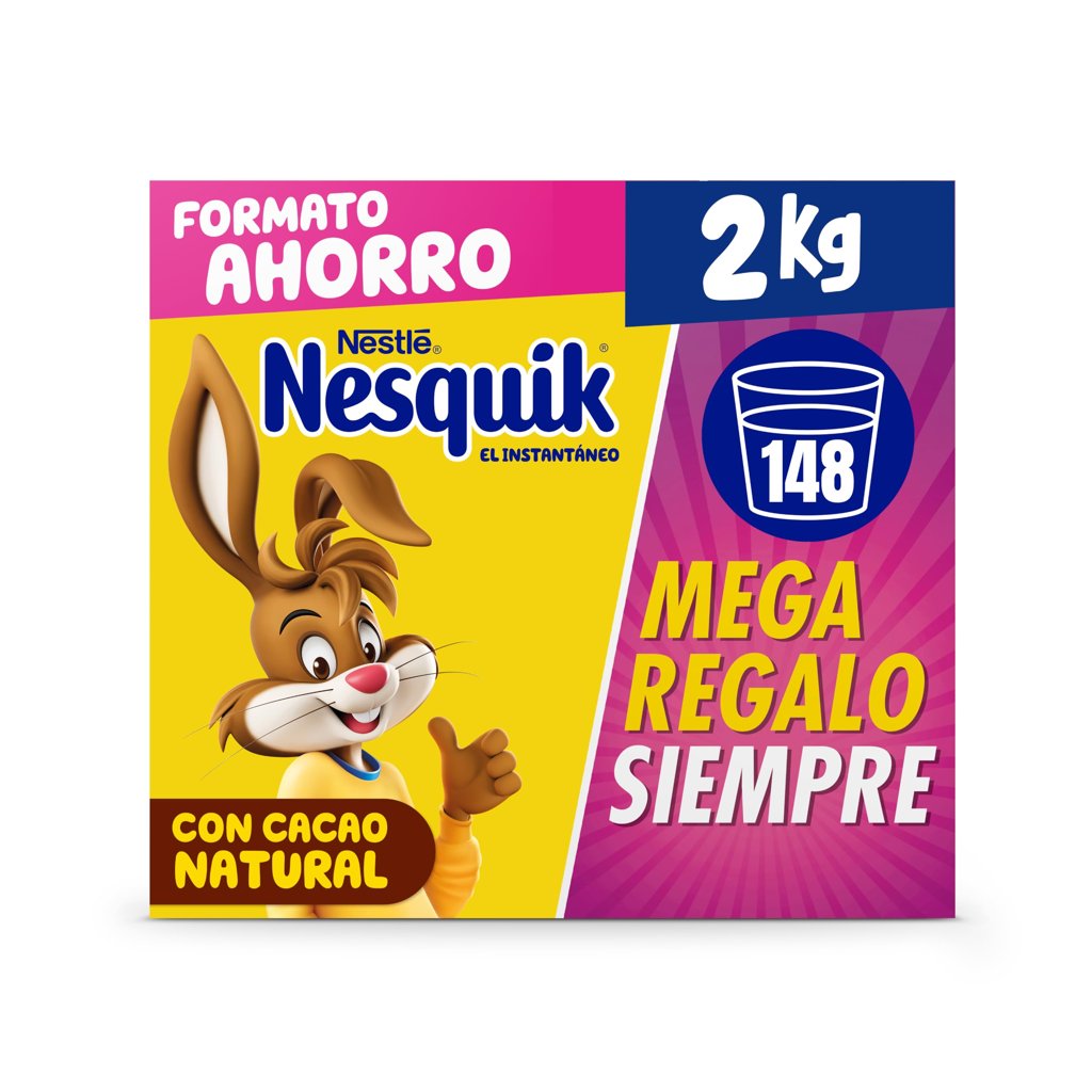 Ahorra 25% en Cacao Soluble Nesquik 2 kg – ¡Chocolate al instante!