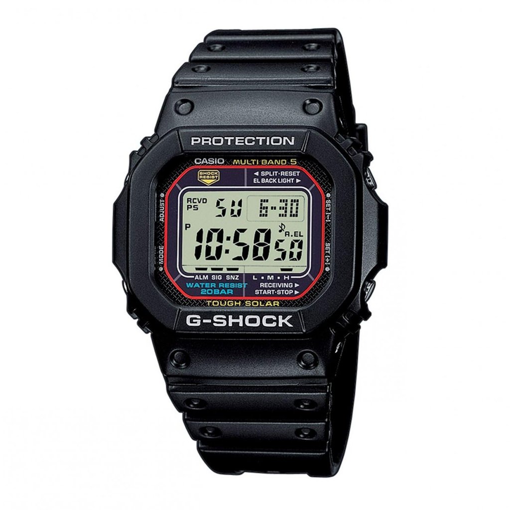 G‑SHOCK GW‑M5610U‑1ER Tough Solar: resistencia total y 6 zonas horarias