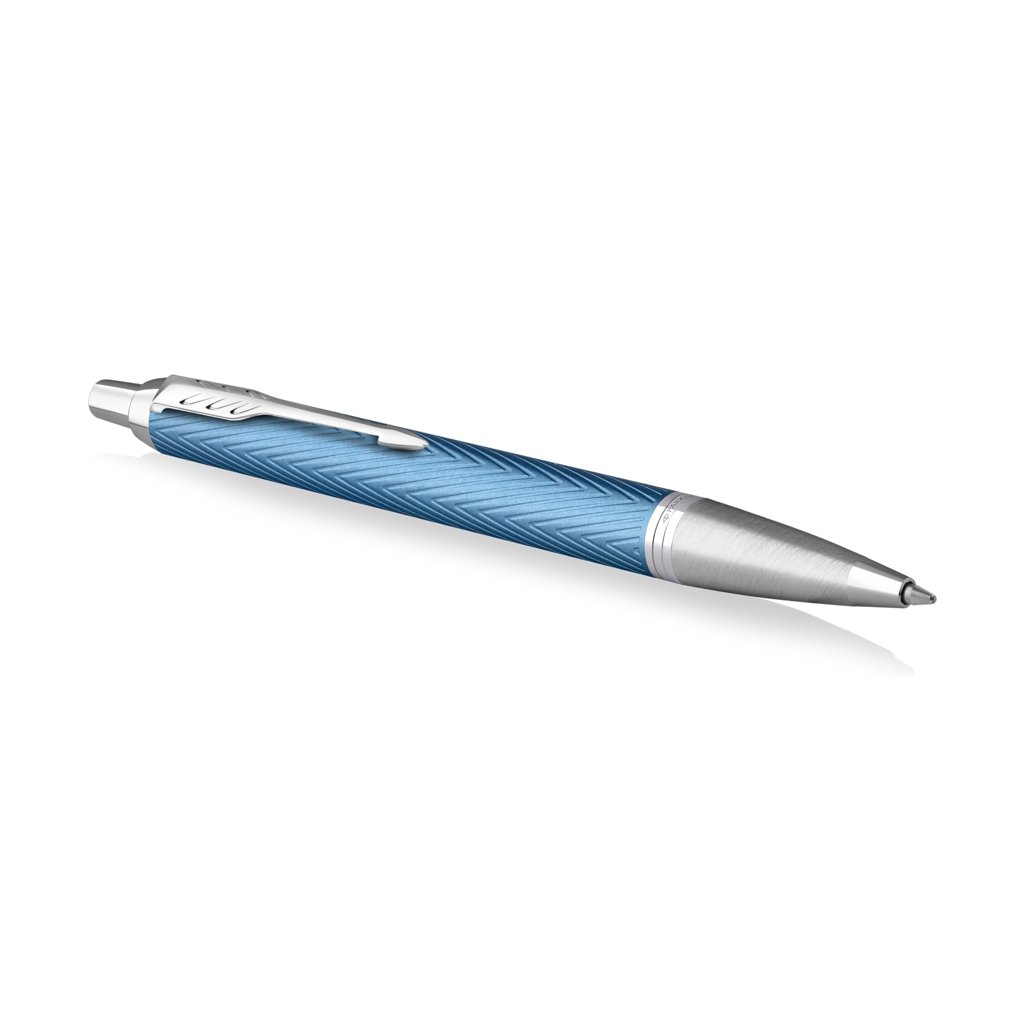 Bolígrafo Parker IM Lacado Azul‑Gris con Detalle Cromado – Regalo Premium