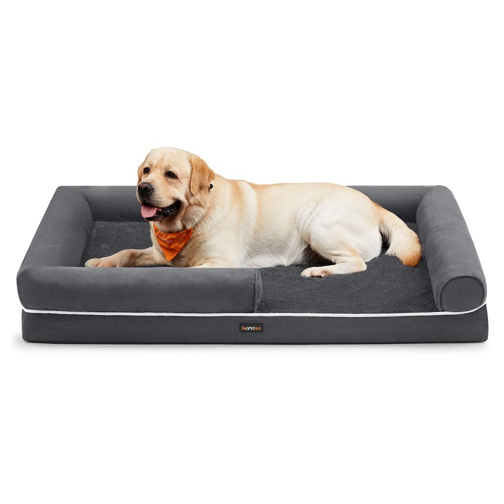 Cama ortopédica para perros estilo sofá – descanso premium