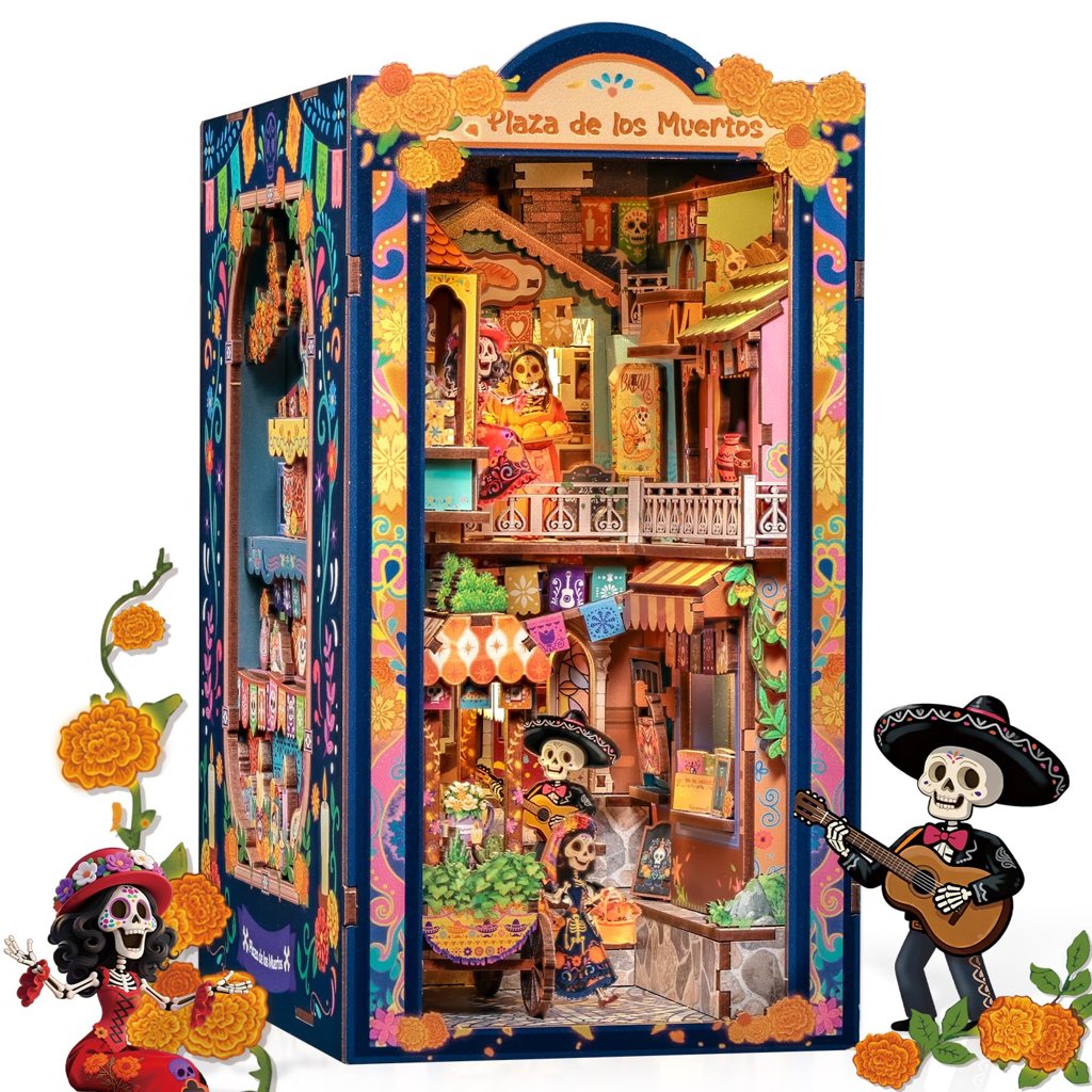 Rompecabezas 3D de Madera Día de Muertos – Miniatura para montar