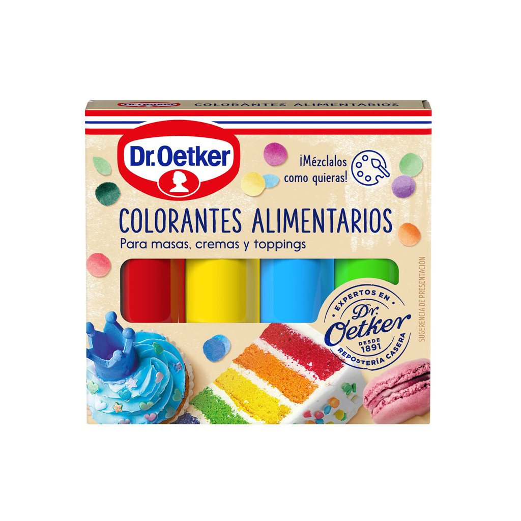 Da vida a tus postres con los lápices de color Oetker