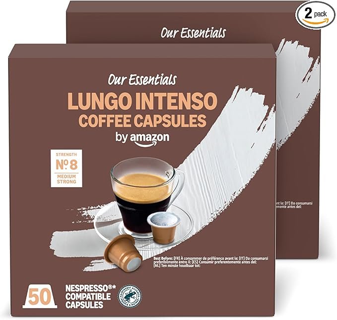 Cápsulas Lungo Intenso Nespresso 100 uds con 45% de descuento
