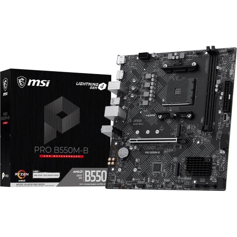 Placa base MSI PRO B550M – Rendimiento AMD en micro ATX