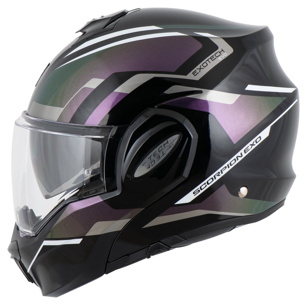 Casco de moto modular 180º SCORPION EXO-TECH EVO "Furio" |ECE22.06 P/J | Con PinLock | Tallas de M a 2XL